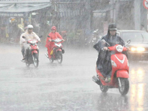 Miền Bắc cuối tuần mưa to