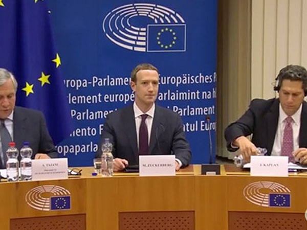 Điều trần ở Nghị viện Châu Âu, Mark Zuckerberg chịu chỉ trích gay gắt