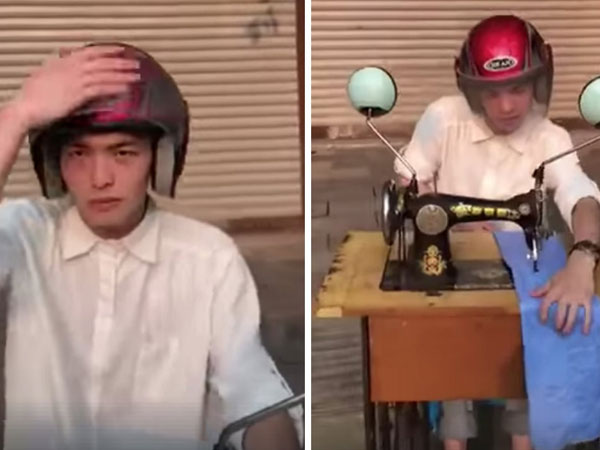 Khi bạn muốn làm cậu bé đua xe nhưng mẹ lại bắt đi sửa đồ dạo và đây là cách giải quyết