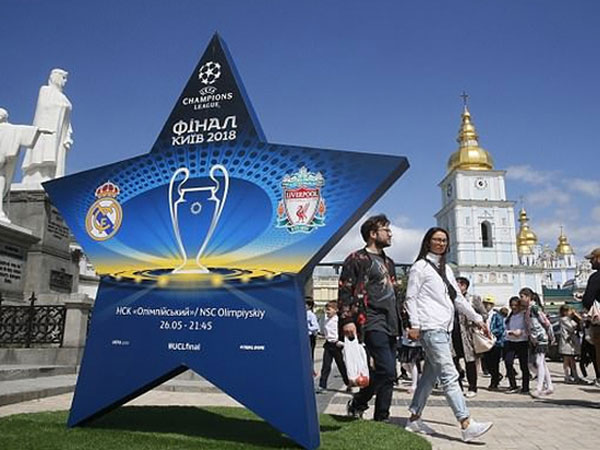 Kiev bận rộn chuẩn bị cho chung kết Champions League