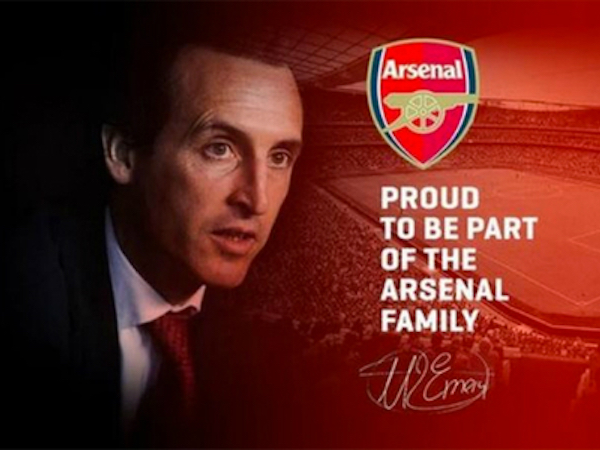 Unai Emery xoá thông điệp xác nhận là thành viên Arsenal