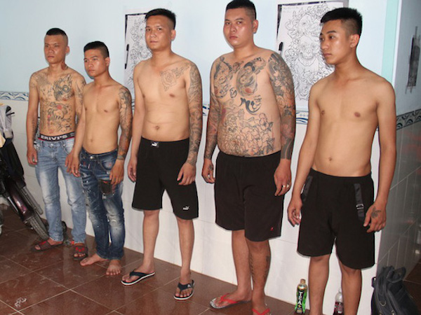 Phát hiện băng nhóm xăm trổ có dấu hiệu cho vay nặng lãi