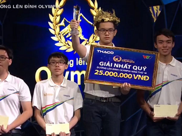 Nam sinh Quảng Ninh giành vé vào chung kết Olympia 18