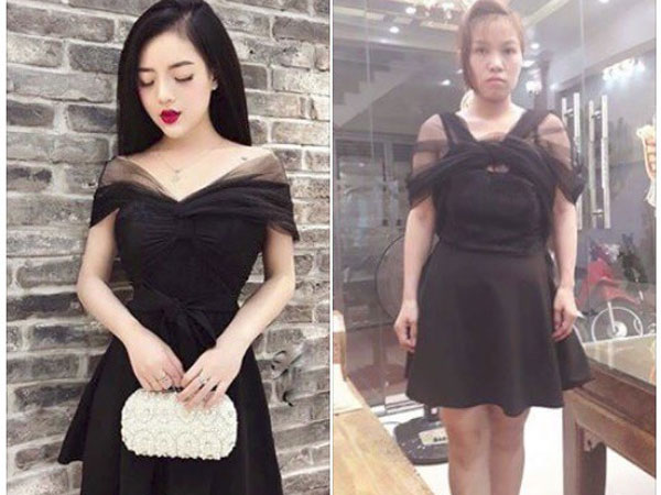 Bỏ 450 nghìn mua váy hot girl, cô nàng ngậm ngùi nhận về đống bùi nhùi, còn bị dân mạng chê dáng xấu