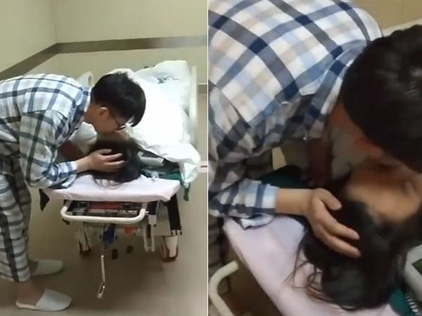 Clip chồng 'bơ' con chạy đến hôn vợ mới sinh khiến mẹ bỉm sữa ngậm ngùi 'Đẻ vậy mới đáng!'