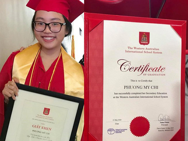 Phương Mỹ Chi xuất sắc tốt nghiệp cấp 2 loại giỏi dù từng bị hoài nghi mê hát bỏ bê việc học