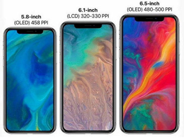 Ba mẫu iPhone 2018 sẽ đều dùng màn hình OLED