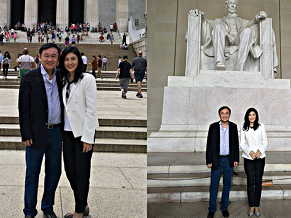 Anh em Thaksin, Yingluck bất ngờ xuất hiện ở Mỹ