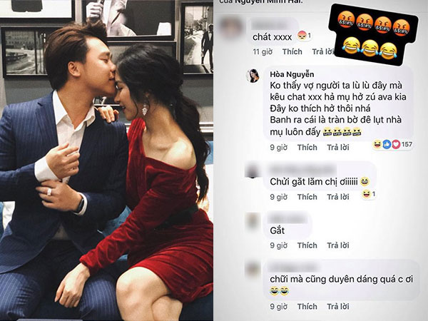 Bạn trai bị rủ 'chat xxx', Hoà Minzy không ngần ngại đáp trả cực gắt: 'Không thấy vợ người ta lù lù đây à?'