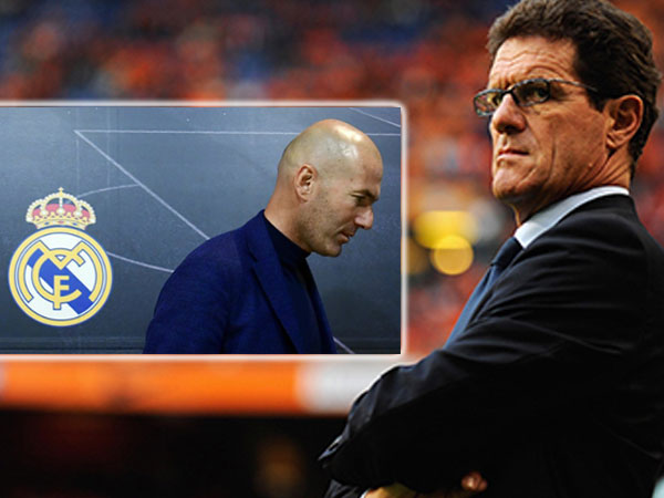 Capello: 'Nếu không vô địch Champions League, Zidane cũng bị sa thải'