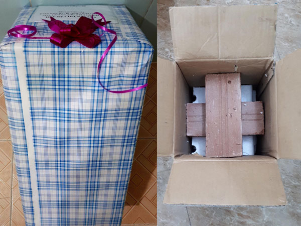 Chồng bạo gan gửi tặng vợ 1 thùng gạch vào ngày sinh nhật, con gái tiết lộ cái kết bất ngờ