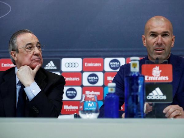 Zidane cãi nảy lửa với chủ tịch Perez trước khi từ chức