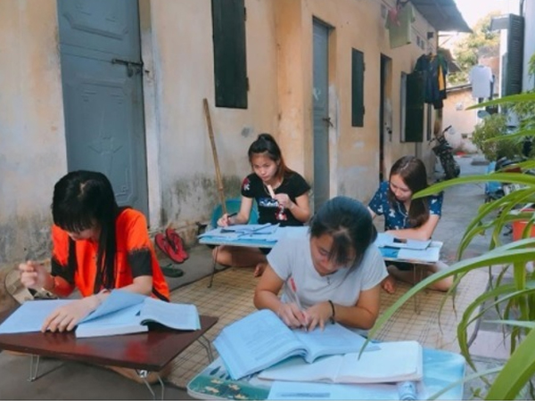 Cư dân mạng khoái chí với cách ôn thi tập thể ngoài trời như thời Khổng Tử