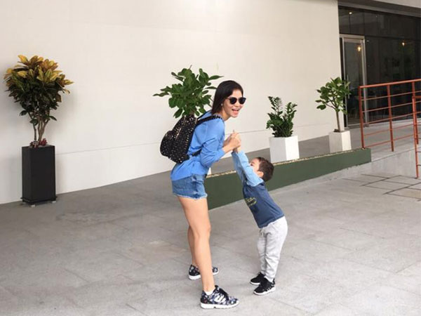 Mới 3 tuổi, con trai Thu Minh đã cao lớn phổng phao bất ngờ