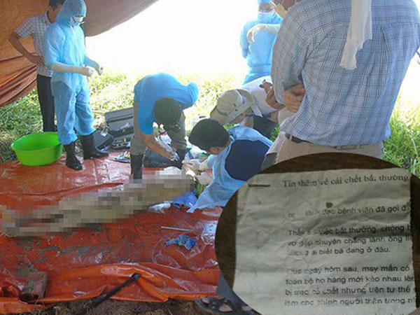 Vụ khai quật thi thể nữ kế toán: Ngày đưa tang tờ rơi người lạ rải đầy đường