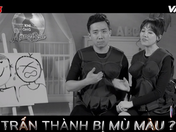 Khi đàn ông mang bầu tập 4: Kỳ Duyên và Trường Giang tranh cãi gay gắt, Hari Won tiết lộ chồng bị mù màu