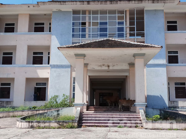 Nhường đất cho công ty Formosa, trụ sở mới trị giá 33 tỷ đồng thành nơi trú ngụ của trâu bò, Bí thư xã nói gì?