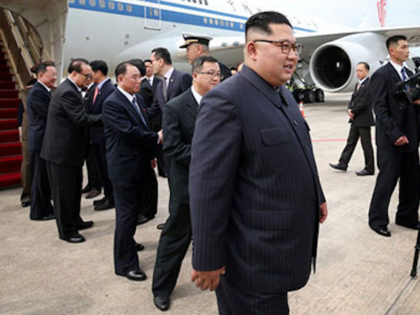 Truyền thông Triều Tiên im ắng khi Kim Jong-un đến Singapore