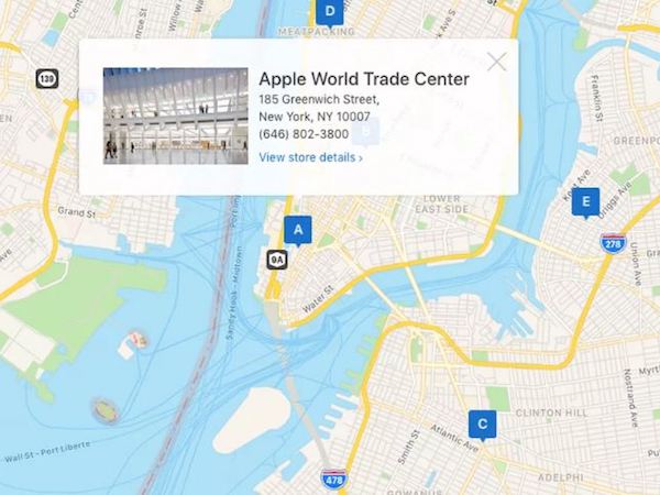 Ứng dụng bản đồ Apple Maps đã có thể nhúng trên nền web