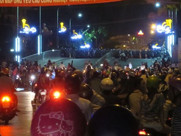 Ngăn chặn cuộc gây rối thứ 2 trước trụ sở UBND tỉnh Bình Thuận