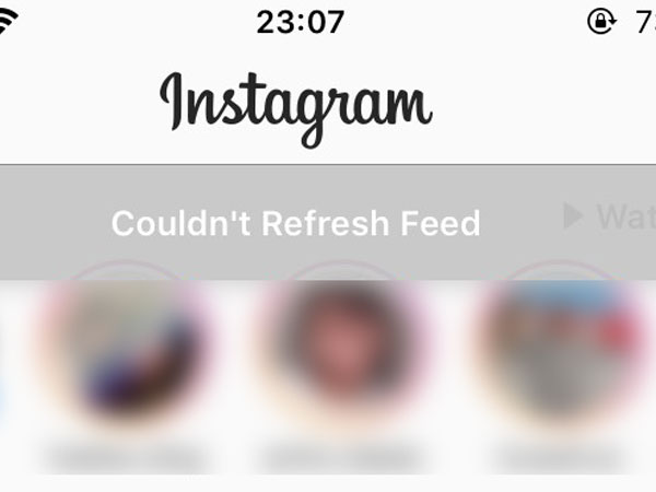 Instagram đang gặp lỗi không thể load ảnh và tải dữ liệu ở rất nhiều nơi trên thế giới