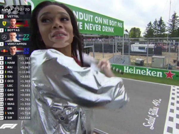 Người mẫu khiến cuộc đua F1 ở Canada náo loạn