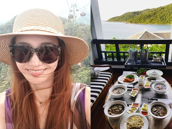 Sao nữ 'Trái tim mùa thu' được chào đón khi khoe ảnh ở Đà Nẵng