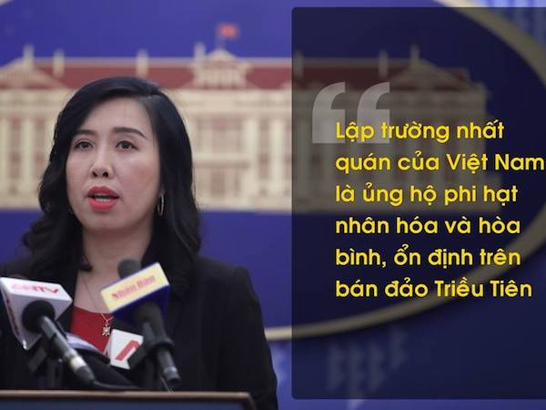 Việt Nam chính thức lên tiếng về Thượng đỉnh Mỹ - Triều Tiên