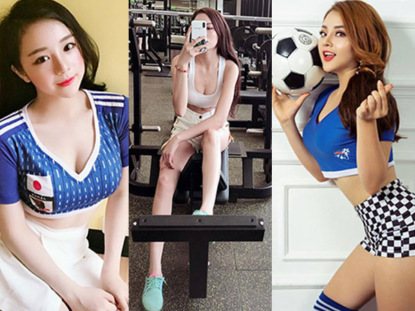 Cận cảnh nhan sắc và link facebook 32 hotgirl của 'Nóng cùng World Cup 2018'