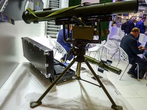 Ukraine khoe hệ thống tên lửa chống tăng Corsar tại Eurosatory 2018