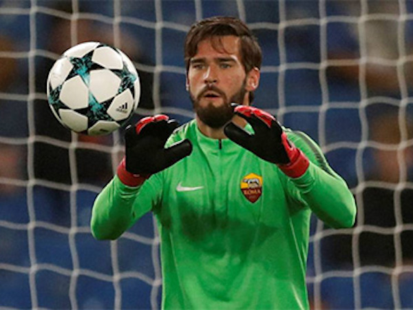Real dạm hỏi Alisson với giá 50 triệu euro