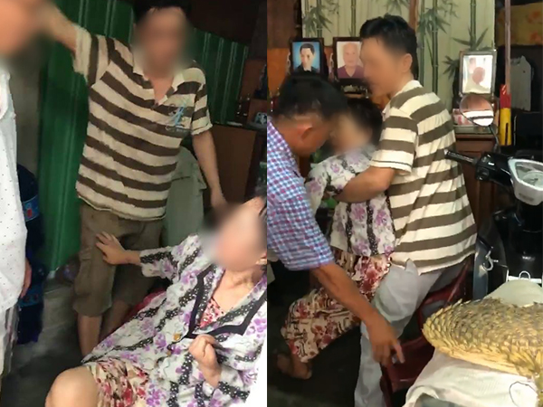 Clip phẫn nộ: Con trai bỏ mặc mẹ già lên cơn tai biến, đòi bằng được chìa khoá tủ lấy tiền rồi mới đưa đi viện