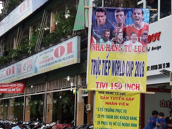 Tự ý phát World Cup trên 'phây' có thể bị phạt