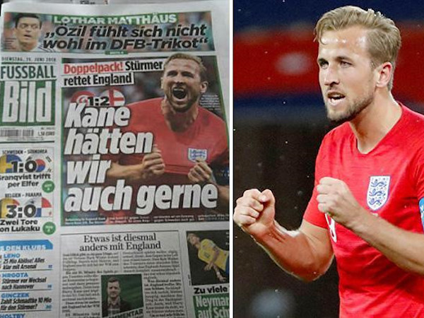 Báo chí Đức: 'Ước gì đội tuyển có Harry Kane'
