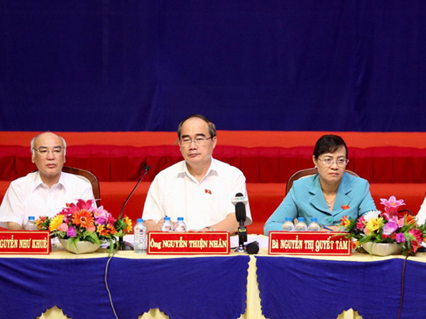 Bí thư Nguyễn Thiện Nhân: 'Chúng tôi không gạt bà con đâu'
