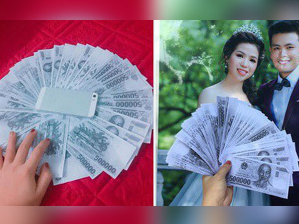Hội bạn thân 'lầy lội' tặng hẳn 50 triệu tiền mừng cho cô dâu chú rể, thế nhưng nhìn kỹ mới tá hỏa phát hiện sự thật