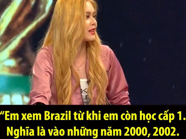 Nhiều bất ngờ về hotgirl bị 'ném đá' trên VTV sau bình luận về tuyển Brazil