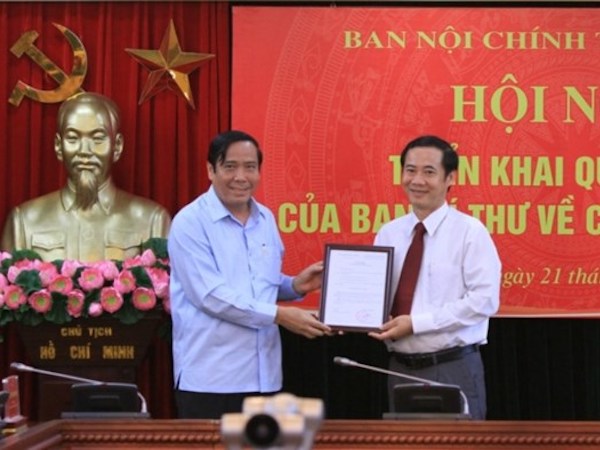 Ban Nội chính T.Ư có thêm một phó trưởng ban