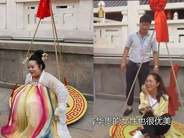 Khu du lịch miễn vé vào cửa cho khách nữ nặng trên 61,8kg