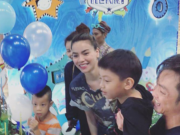 Hà Hồ, Cường Đô La cùng tổ chức sinh nhật cho con trai