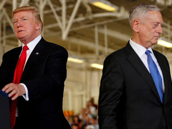Tổng thống Trump đang bất đồng sâu sắc với Bộ trưởng Mattis?