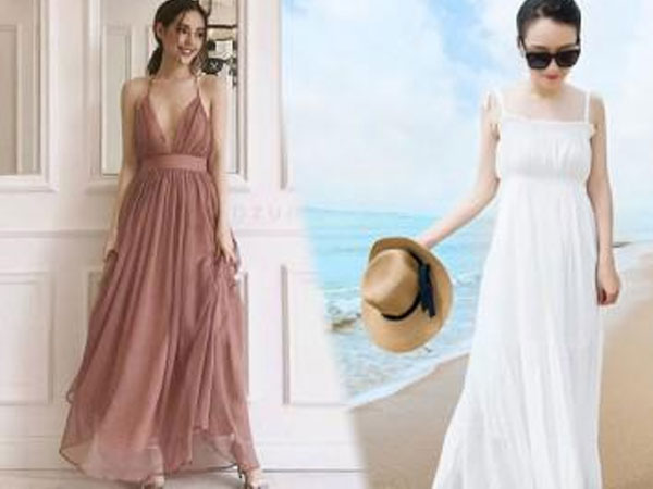 4 điều cần ghi nhớ khi chọn váy maxi đi biển cho nàng nấm lùn