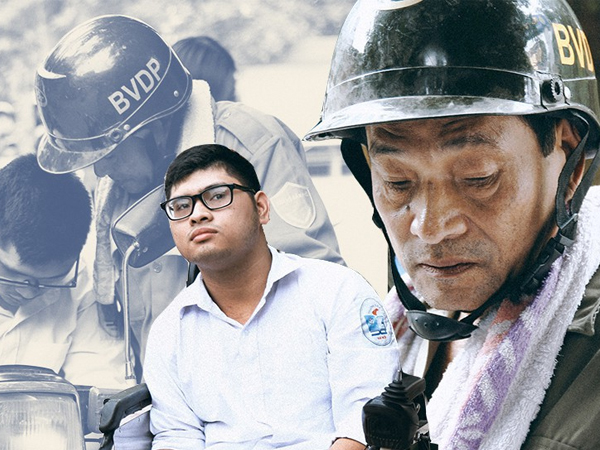 Chuyện người cha già bên chiếc xe lăn chờ con trai thi THPT Quốc Gia: 'Em nợ bố nhiều lắm'