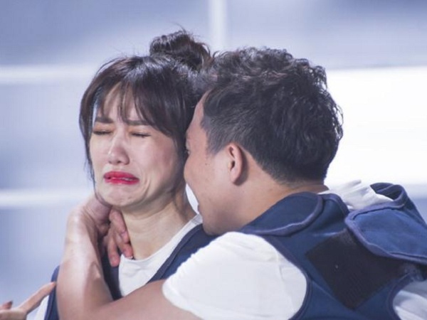 Khi đàn ông mang bầu tập 6: Hari Won ngã đau khi tập xiếc cùng Quốc Cơ - Quốc Nghiệp