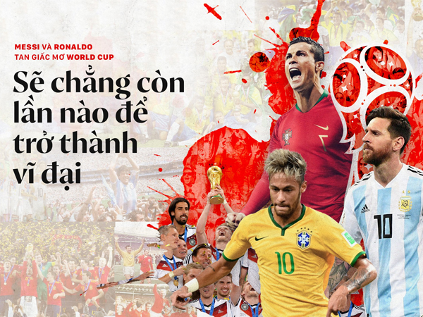 Messi và Ronaldo tan giấc mơ World Cup: Sẽ chẳng còn lần nào để trở thành vĩ đại