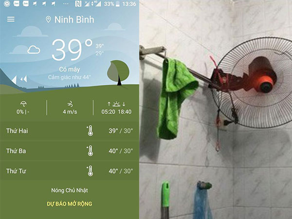 Dân mạng cả nước chia sẻ bảng nhiệt độ kinh hoàng, mách nhau cách sống sót qua chuỗi ngày 40 độ
