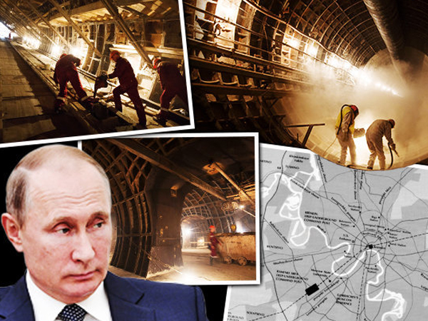Lộ bí mật Putin không muốn ai biết dưới lòng đất ở Moscow