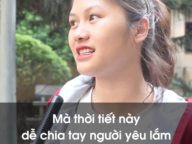 Clip bạn trẻ Hà Nội than trời vì nóng muốn 'luộc' da: Thời tiết này dễ chia tay người yêu lắm, em mới chia tay hôm qua!