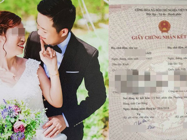 Xôn xao chuyện chàng trai 26 tuổi kết hôn với người phụ nữ 61 tuổi tại Cao Bằng