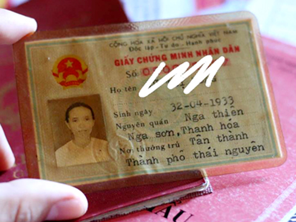 Cụ bà Thái Nguyên sinh ngày 32/4 theo chứng minh thư